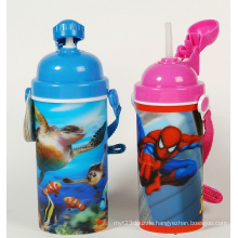 3D Lenticular Plastic Sport Drinking Water Bottle for Kids